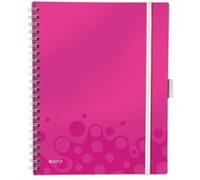 Leitz cahier be mobile a4 ligné wow rose Rose G