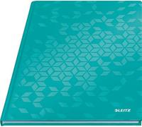 Leitz, Cahier couverture carton A4 quadrillé, 160 pages 90g/m², Leitz WOW, Vert, 46261054