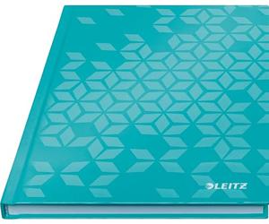 Leitz, Cahier couverture carton A5 ligné, 160 pages 90g/m², Leitz WOW, Menthe, 46271051