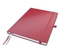LEITZ 44710025 - Cahier Leitz style A4 quadrillé, couverture rigide, rouge