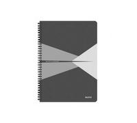 Leitz Cahier Office 21 X 29,7 Cm 180 Pages 5x5. Couverture Polypropylène Grise