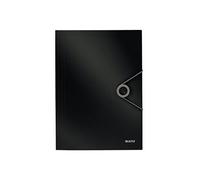 Leitz Chemise À Élastique Solid, A4, Pp, Noir