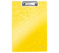 LEITZ Chemise à pince WOW DIN A4 Polyfoam jaune métallique