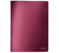 Leitz Reliure Protège-Documents A4, 20 Pochettes, 40 Pages, Pochettes Transparentes, Grenat, Style, 39580028