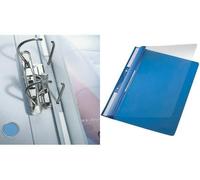 Esselte-Leitz 4190/4190-00-55 Chemise à lamelle en plastique 252 x 315 mm (Vert)