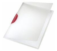 Leitz Chemise à clip ColorClip 41750025 A4 en PP Clip rouge