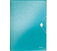 LEITZ Chemise de projet WOW A4 PP 6 compartiments eisblau