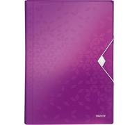 LEITZ Chemise de projet WOW A4 PP 6 compartiments violet