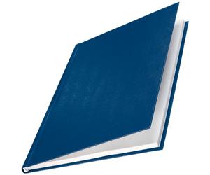 Leitz Chemises Rigides, Lot de 10, Dos 28,0 mm, Bleu, ImpressBIND, 73970035