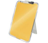 Leitz Chevalet de Bureau en Verre Effaçable à Sec, Cosy, Jaune, 39470019
