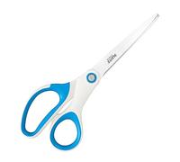 Leitz Ciseaux Titane, Droitiers ou Gauchers (Ambidextre), 8 x 1,7 x 25 cm, Fournitures de Bureau, Grip Ergonomique, Gamme WOW, Bleu