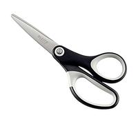 Leitz Ciseaux Titane, Pour Droitiers ou Gauchers (Ambidextre), 150 mm, Fournitures de Bureau, Grip Ergonomique, Noir