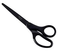 Leitz Ciseaux Titane, Pour Droitiers ou Gauchers (Ambidextre), 180 mm, Anti-adhésif, Fournitures de Bureau, Grip Ergonomique, Noir