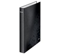 Leitz Classeur 2 Anneaux, Capacité 230 Maxi Feuilles, WOW, Dos 40 mm, 42410095 - A4, Noir
