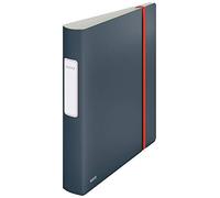 Leitz Classeur à Levier 180° Active, Capacité 350 Feuilles, Dos 65 mm, Cosy, A4, Gris, 10390089