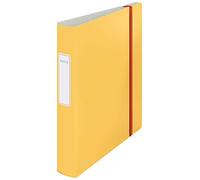 Leitz Classeur à Levier 180° Active, Capacité 350 Feuilles, Jaune, Dos 60 mm, Cosy, A4, 10390019