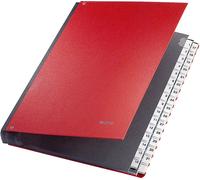 Esselte-Leitz 59310025 Trieur à soufflets en plastique 32 compartiments (Rouge)