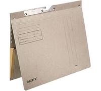 LEITZ Classeur à levier, avec pochette extensible, A4, gris