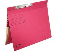 LEITZ Classeur à levier, avec pochette extensible, A4, rouge