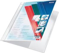 LEITZ Classeur à levier Exquisit avec pochette de présentation DIN A4 extra-large blanc