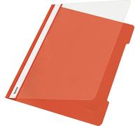 LEITZ Classeur à levier standard DIN A4 PVC rouge clair