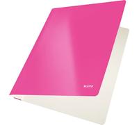 LEITZ Classeur à levier WOW, DIN A4, carton, rose métallisé