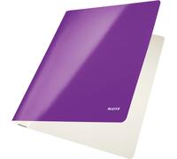 LEITZ Classeur à levier WOW, DIN A4, carton, violet