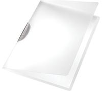 Leitz - chemise à clip colorclip, format a4, en pp, clip gris,couverture entièrement rabattable, couverture et dos translucides G