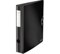 Leitz Classeur à levier 10481095 Polyfoam 180° Dos courbé Fermeture élastique A4 65 mm Noir