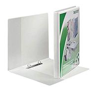 Leitz Classeur de présentation avec poches, format A4, PP, 2 anneaux, 16 mm, blanc