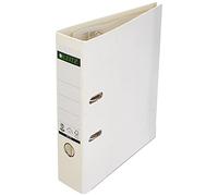 Leitz Classeur de qualité 10070001 - Couverture en papier spécial gaufré - Format A4 - Dos de 8 cm - Beige