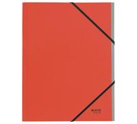 Parapheur - LEITZ - 3914 - Carton recyclé - 6 compartiments - Rouge