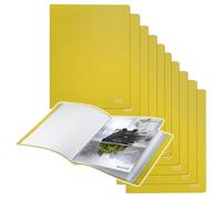 Leitz Classeur polypropylène 46770015 avec 40 pochettes A4 recycle Jaune