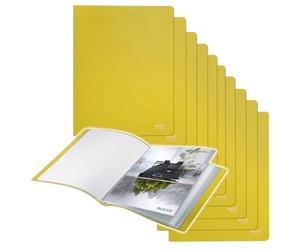 Leitz Classeur polypropylène 46770015 avec 40 pochettes A4 recycle Jaune