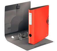 Leitz Classeur à levier 10481020 A4 65mm rouge polyfoam dos courbé 180° élastique