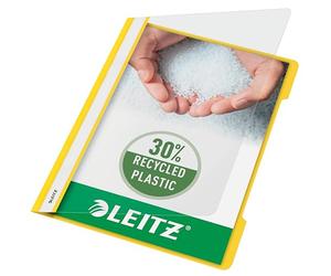 Leitz Clr Frnt 277606 Lot de 25 protège-documents semi-rigide A4 jaune