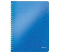 LEITZ Collegeblock A4 Wow bleu metal Kollegblock WOW sans bois, à faible teneur en chlore, bl bl