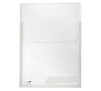 Leitz chemises extensibles CombiFile 47310002 A4 transparentes à rabat 0,18 mm - Lot de 3