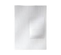 Leitz Pochettes Combifile A4 – PP 200µ grainée mate transparente, ouverture haut/côté, lot de 3