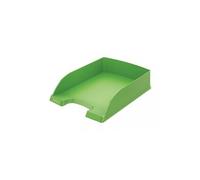leitz corbeille à courier plus standard, a4, vert clair noir