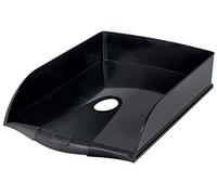 Leitz Corbeille à Courrier, A4, 100% Recyclable, Certifié Blue Angel, Recycle, Noir, 53240095