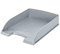 Leitz Corbeille à Courrier A4, Argenté, Plus, 52270084