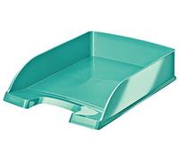Leitz Corbeille à Courrier A4, Menthe Métallisé, WOW, 52263051