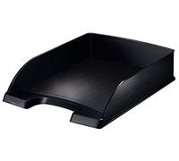 LEITZ Corbeille à courrier Style, A4, polystyrène,noir satin Noir