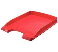 Leitz Corbeille à Courrier A4, Slim, Rouge, Plus, 52370025