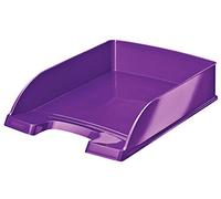 Leitz Corbeille à Courrier A4, Violet Métallisé, WOW, 52263062