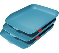 LEITZ Corbeille à courrier Cosy DIN A4 Polystyrène bleu
