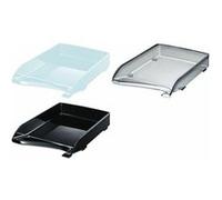 Leitz Corbeille à Courrier A4, Gris Fumé Transparent, Gamme Elegant, 52200090