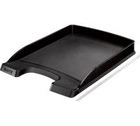 LEITZ Corbeille à courrier Plus plate DIN A4 polystyrène noir