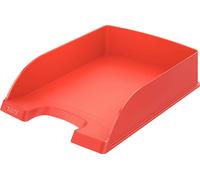 LEITZ Corbeille à courrier Plus rouge clair